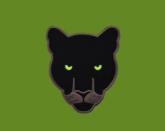 Black Panther iron on patch - for adventurers and explorers