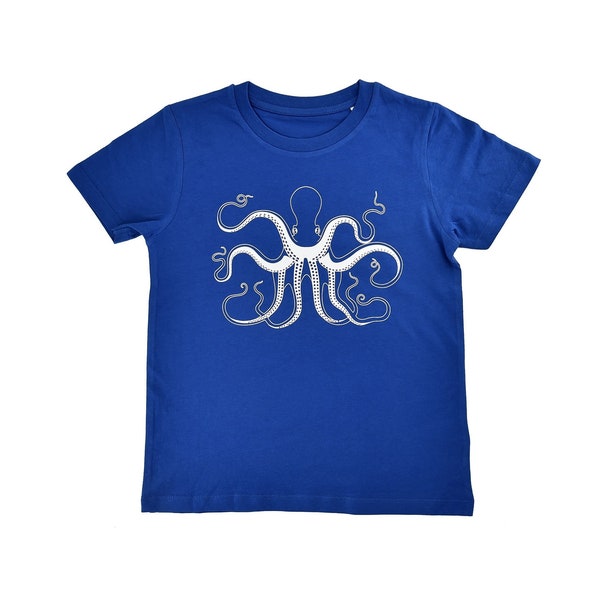 Octopus - Children's Organic Cotton T-Shirt, fair, organic, sustainable, ethical, vegane