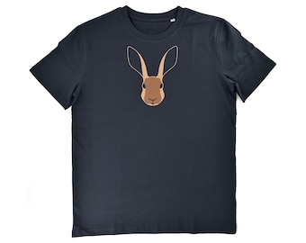 Hase - Herren Biobaumwoll T-Shirt, nachhaltig, fair, bio, vegan