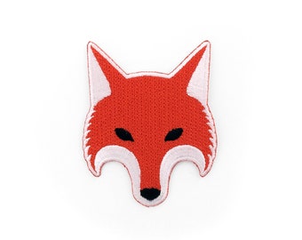 Fox - patch, iron on, badge, embroidery, patches, animal, nature, wildlife, woodland, forest, forest animal, red fox