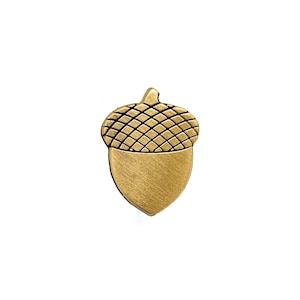 Acorn pin - autumn badge for nature lovers