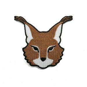 Luchs - Patch zum Aufbügeln, Aufnäher, Abzeichen, Stickbild, Bügelbild, Tier, Natur, Wildtier, Raubtier, Wildkatze, Raubkatze, Nordluchs