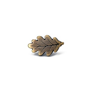 Oak Leaf - lapel pin, badge, brooch, pin, adventure, oak, leaf, tree