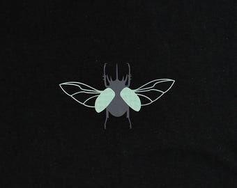Rhinoceros Beetle - Men's Organic Cotton T-Shirt