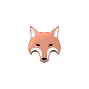 Fox enamel pin - Charming pin for fox lovers and nature enthusiasts