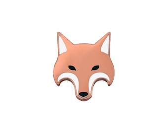 Fox enamel pin - Charming pin for fox lovers and nature enthusiasts
