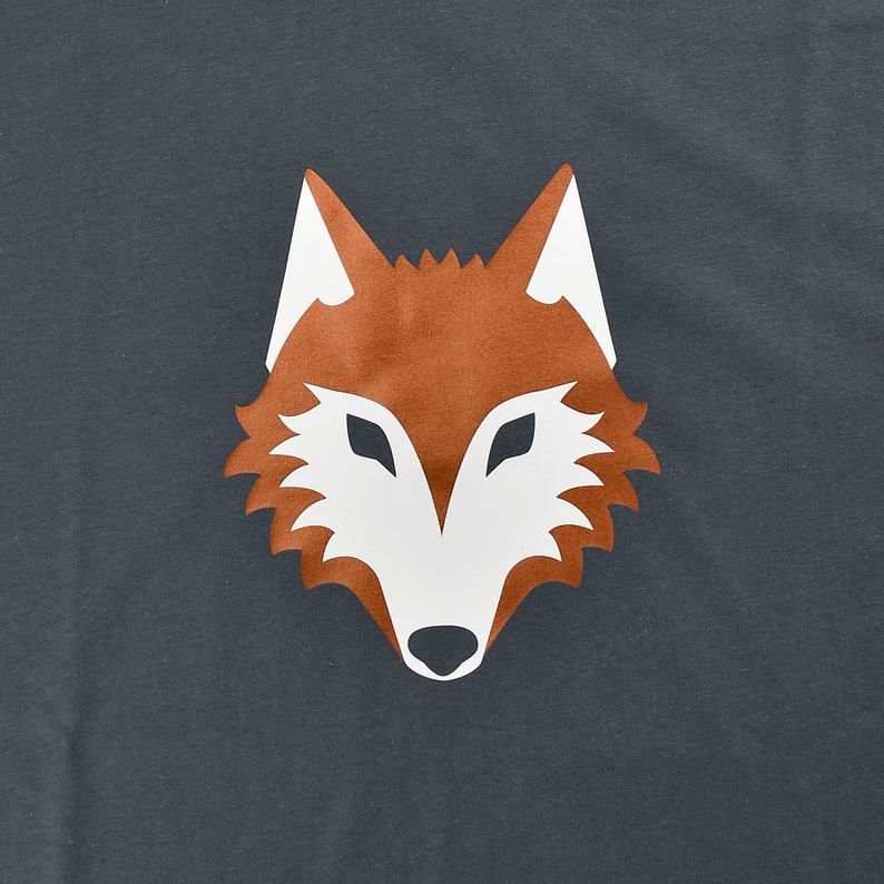 animal dog sustainable vegane forest fair ethical Wolf organic husky Men/'s Organic Cotton T-Shirt