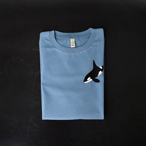 Orca - Biobaumwoll T-Shirt, bio, fair, nachhaltig, handbedruckt
