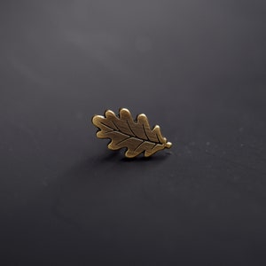 Set of 3 Leaf pins lapel pin, badge, brooch, pin image 4