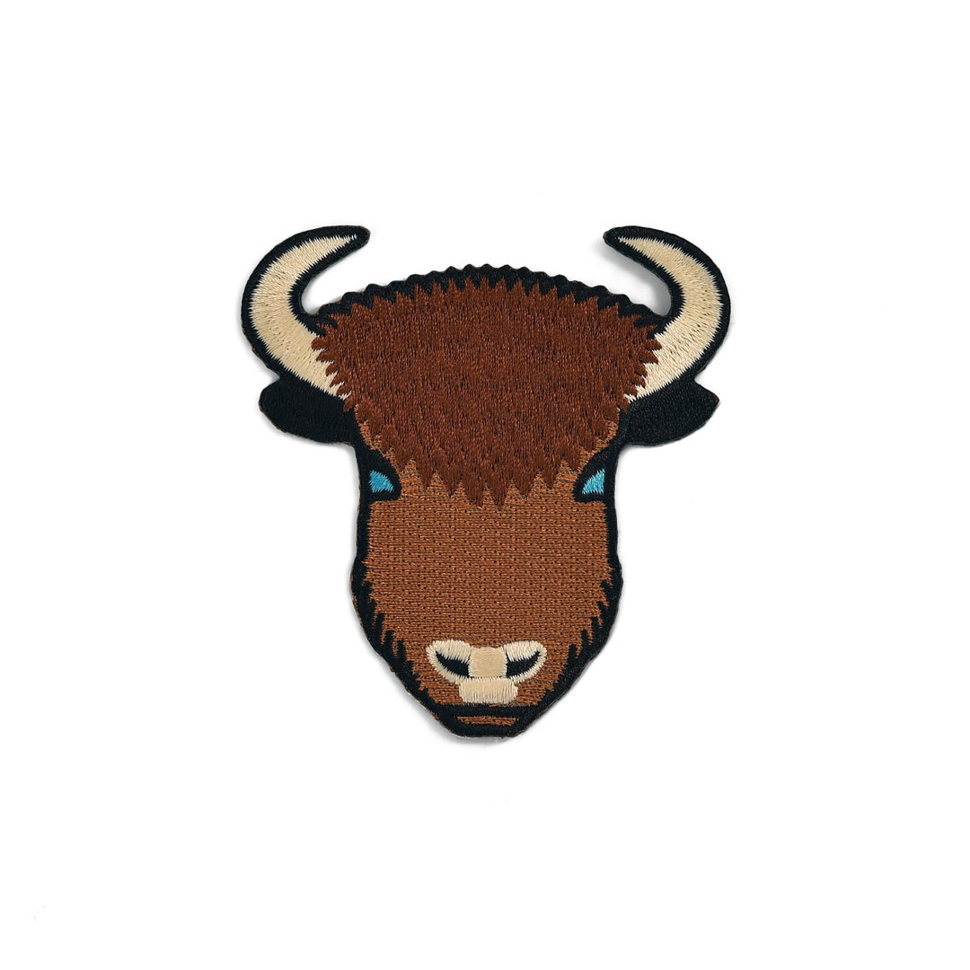 Bison Iron-on Patch - Your Call of the Wild - Etsy