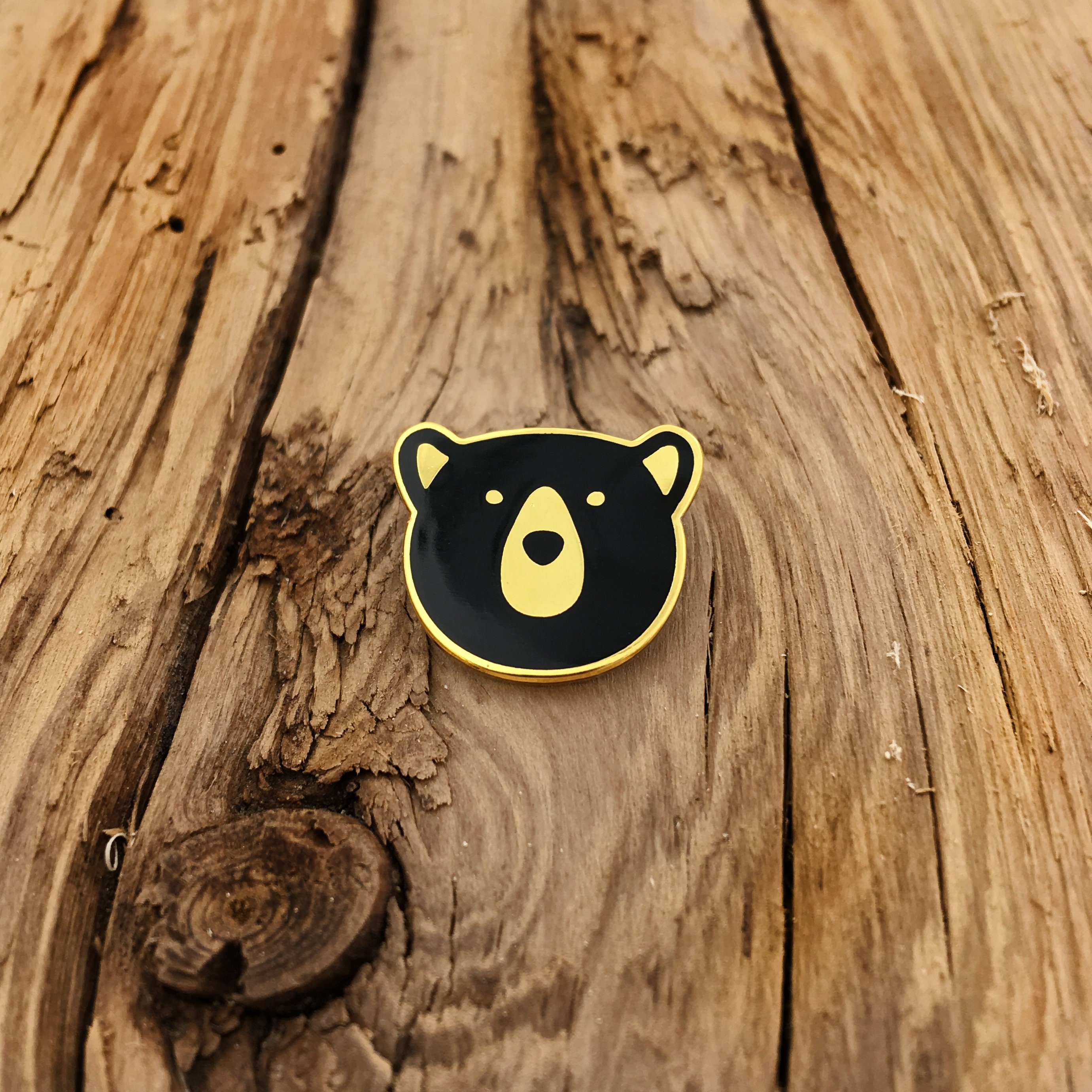 Bear Hard Enamel Lapel Pin Badge Brooch Pin Animal - Etsy