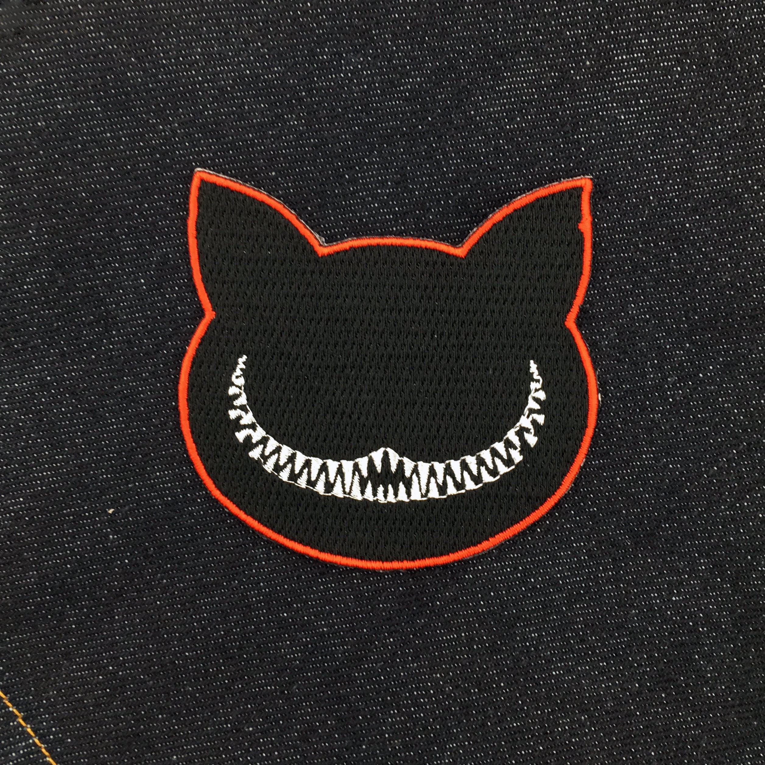 Cheshire Cat Patch Iron On Badge Embroidery Patches Etsy