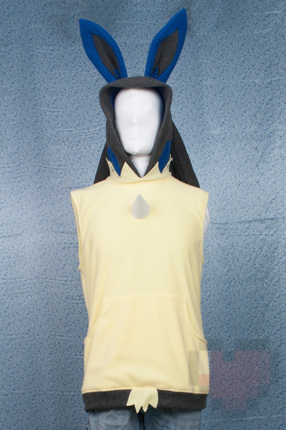 lucario hoodie with ears