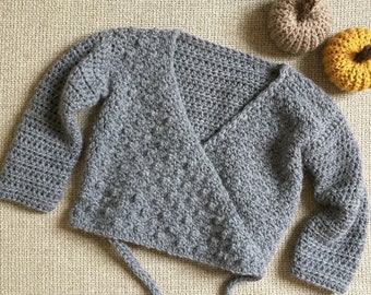 Crochet pattern baby sweater, crochet baby cardigan, crochet sweater, baby jumper, girls coat, crochet jumper pattern, jacket