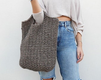 Crochet bag pattern, large handbag