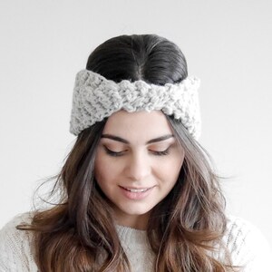 Headband crochet pattern, crochet twisted headband, crochet hair band, ear warmer, crochet turban pattern