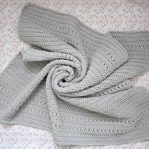 Baby blanket crochet pattern, easy crochet blanket, toddler crochet blanket image 3