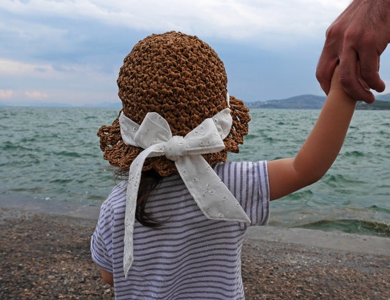 Crochet Sun Hat Pattern, Beach Hat, Raffia Crochet Hat, Crochet Brimmed Hat,  Crochet Summer Hat 