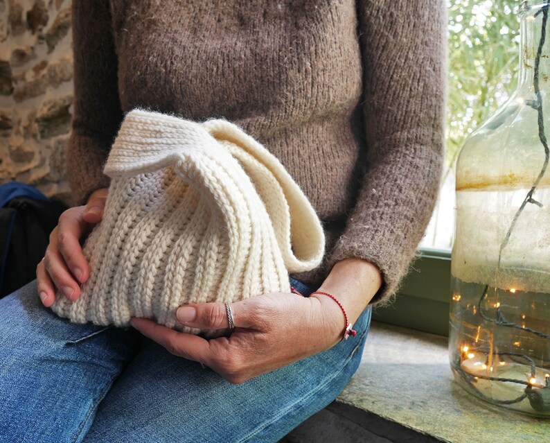 Crochet small bag, japanese knot bag crochet pattern, crochet bag tutorial, small crochet handbag, crochet evening purse, wrist bag image 8