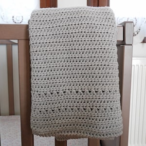 Baby blanket crochet pattern, easy crochet blanket, toddler crochet blanket