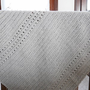 Baby blanket crochet pattern, easy crochet blanket, toddler crochet blanket image 2