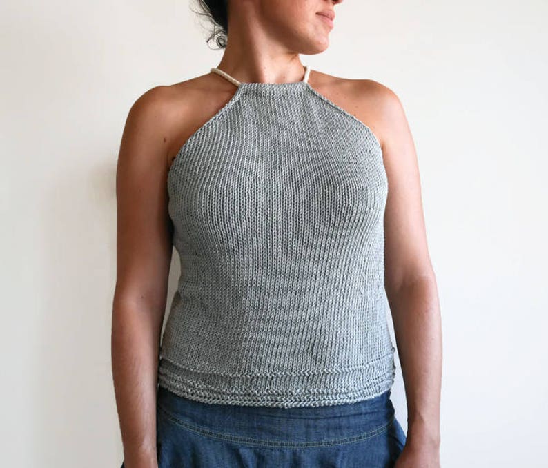 Easy Knit Pattern Summer Topsimple Knit Pattern Womens Knit - Etsy