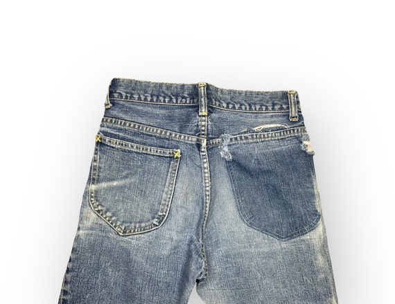 Vintage LEE Distressed 60's USA Made Denim Jeans … - image 5