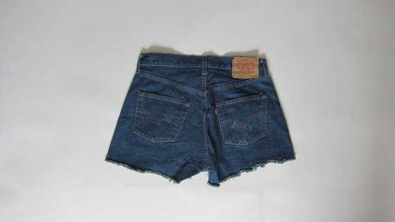 Vintage LEVI'S 501 REDLINES Cut Off Shorts Usa Mad