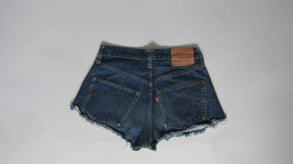 Vintage LEVI'S 501 REDLINES Cut Off Shorts Usa Mad