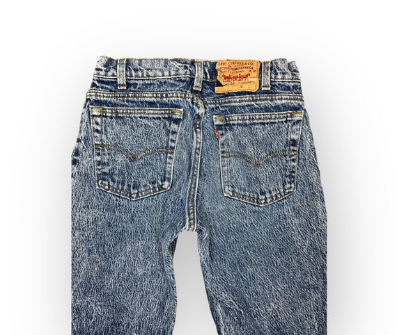 Vintage LEVI'S 506 Stone Wash ACID Straight Leg 8… - image 5