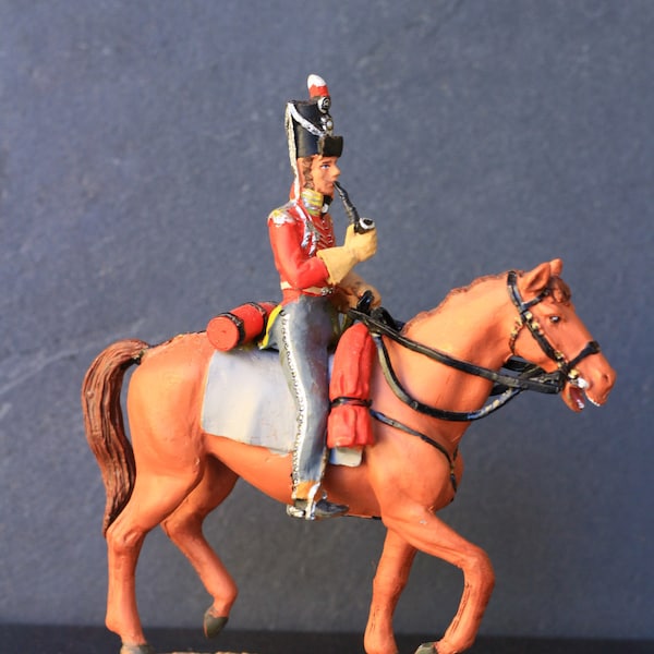 Cavalier I Empire- Officer, British Dragoons, 1809- Collection- Soldat of plombs- Napoleonic Wars- Militari/Miniature/Art/History Figurine