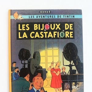 Livre vintage- The Castafiore Emerald/HERGE- EO 1966- Collection Casterman- The Adventures of Tintin- Comics- Collection- Biblio