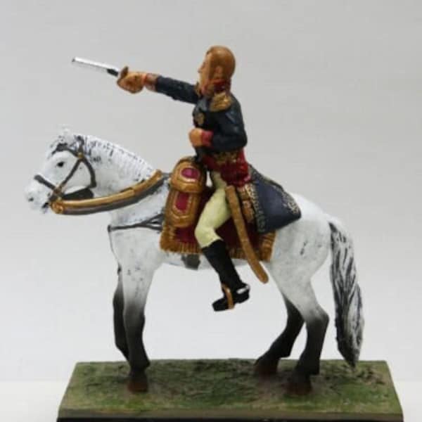 Marechal Ney- Figurine en plomb- Guerres napoléoniennes Personnage historique- Miniature Art Poupée Histoire Collection