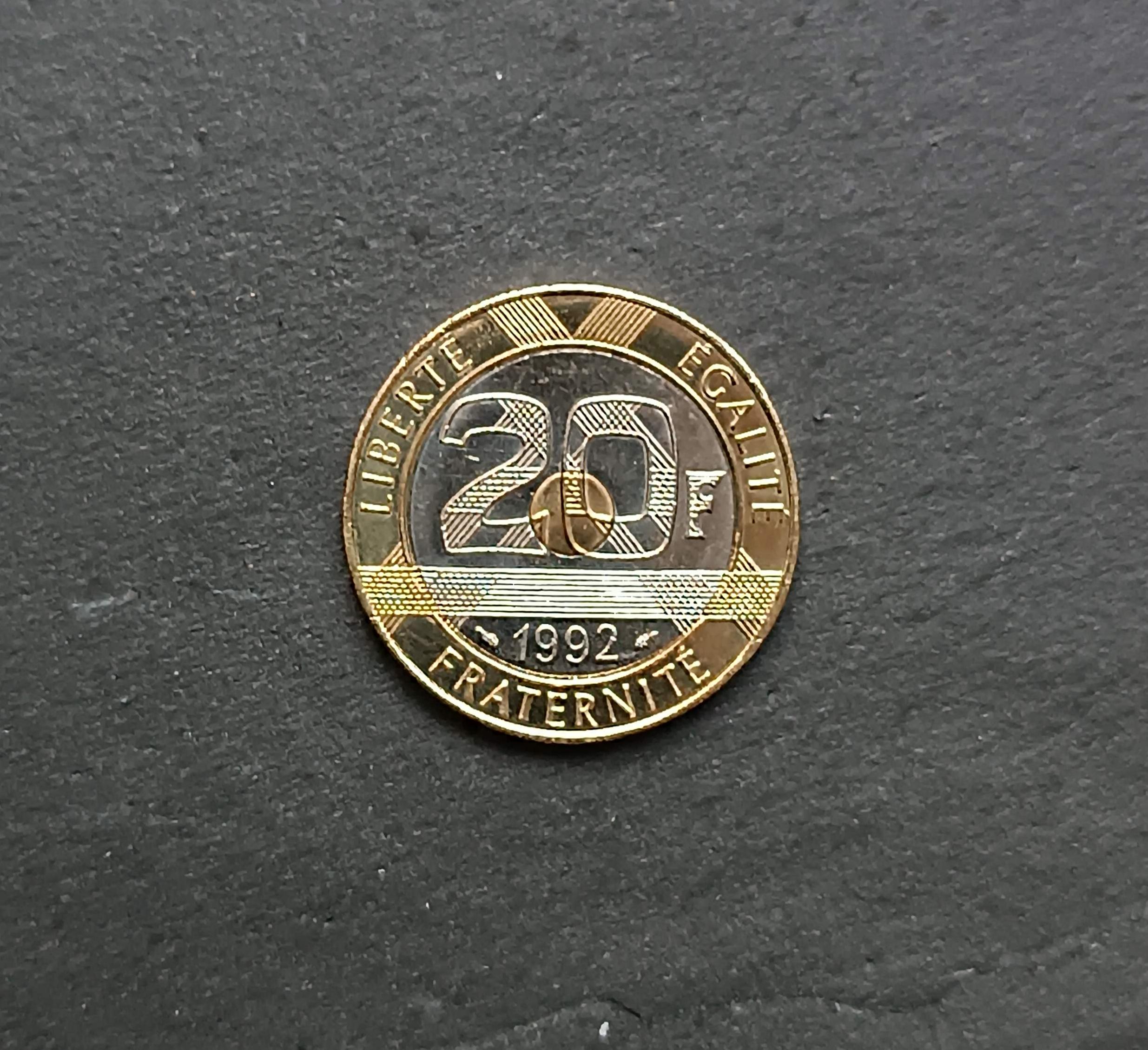 20 Francs- French Currency 20F- 1992/1993/1995- Mont Saint Michel