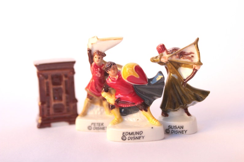 Narnia Disney-Bean Fève Minifigurines 12 figurines Hand painted Porcelain/ ceramic figurines Collection Fabophilie image 3