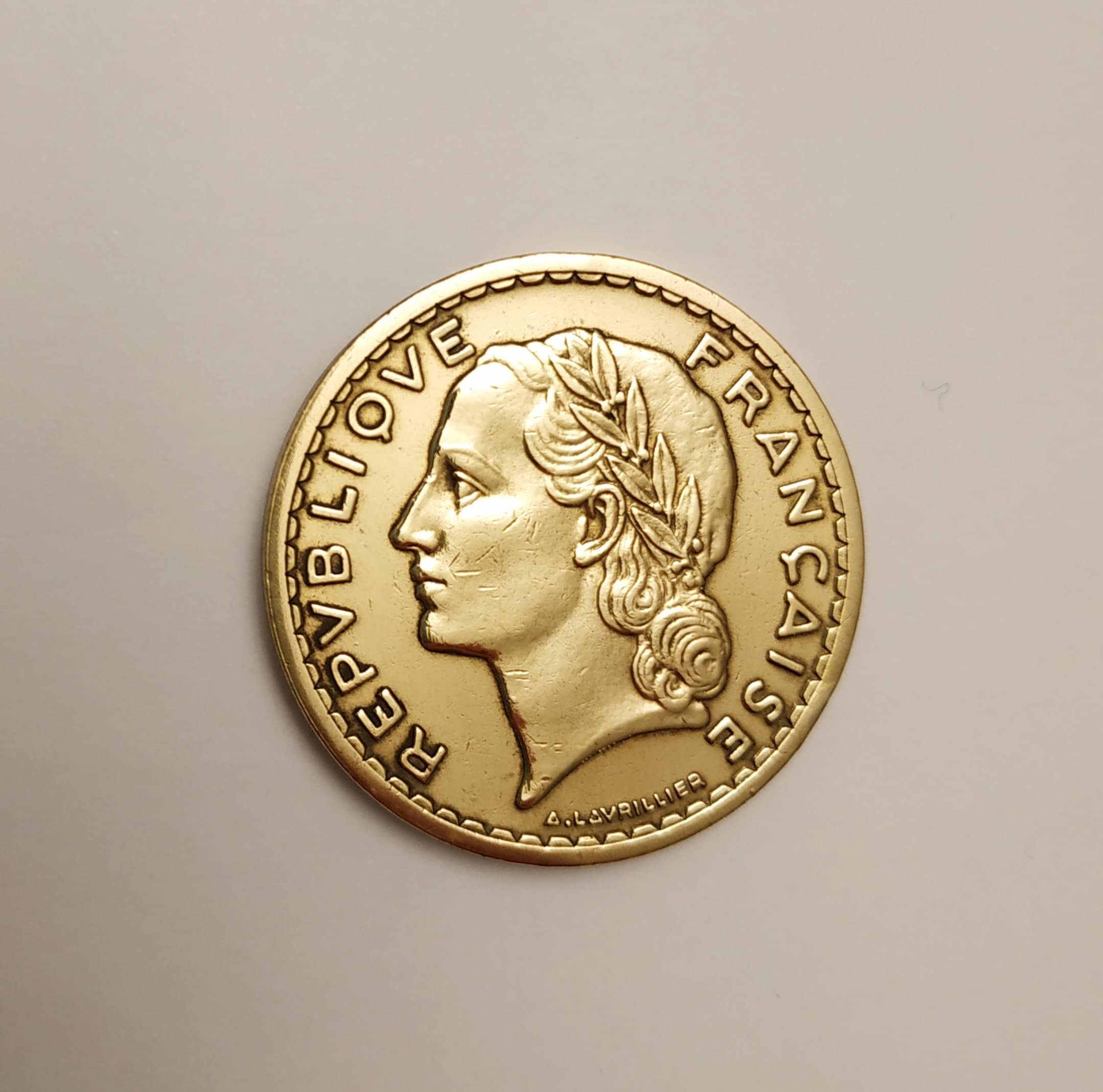 フランス - 5フラン 1946年 - 希少 - ブロンズ - フランス硬貨 - 5F