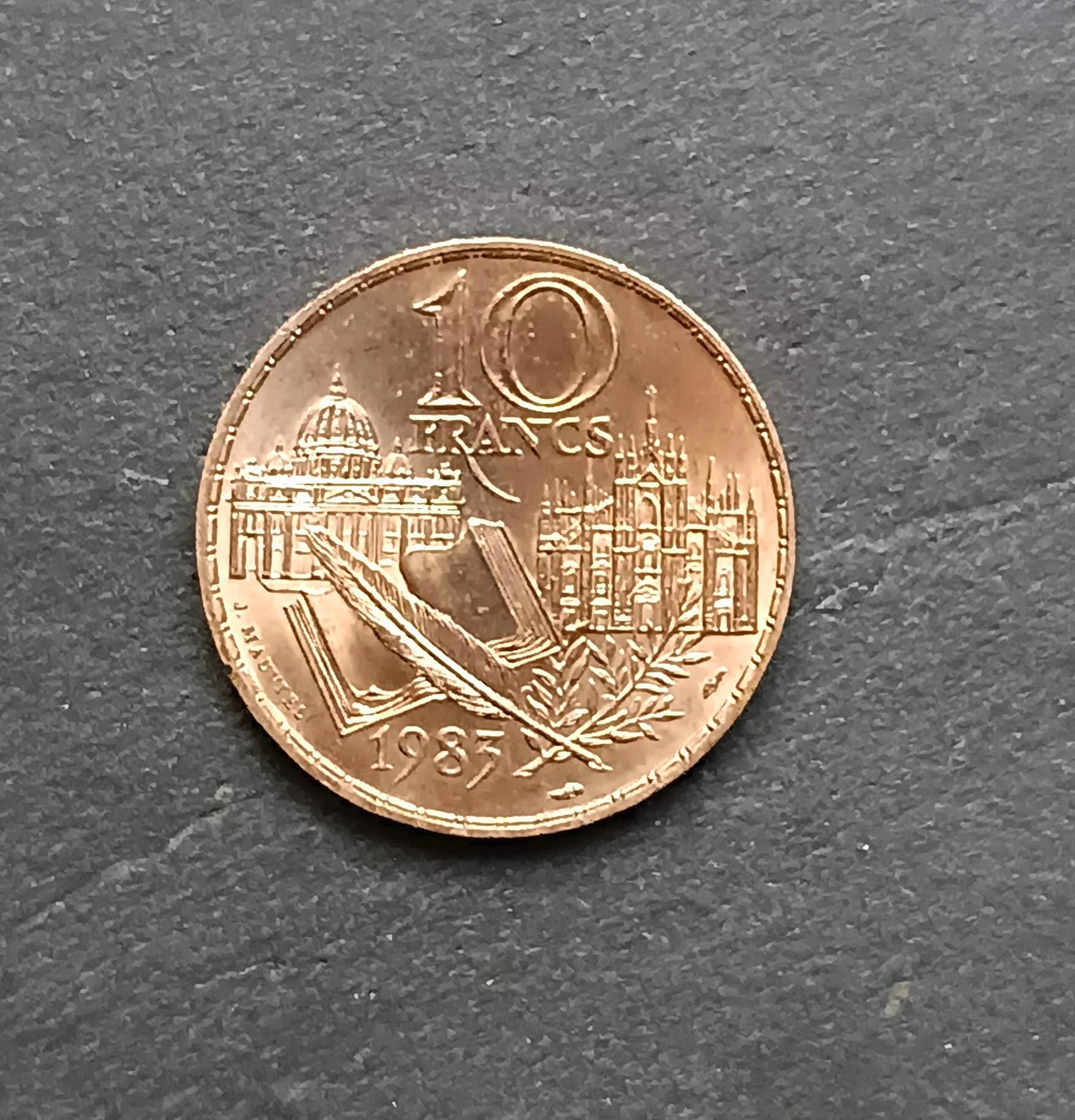 10フラン フランス - スタンダル - 第五共和政 - 記念硬貨 - 貨幣学