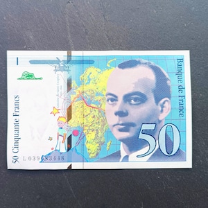 France- 50 Francs Saint-Exupéry- Type 1997- Billet Banque de France- XX siècle- Collection- Bonistique