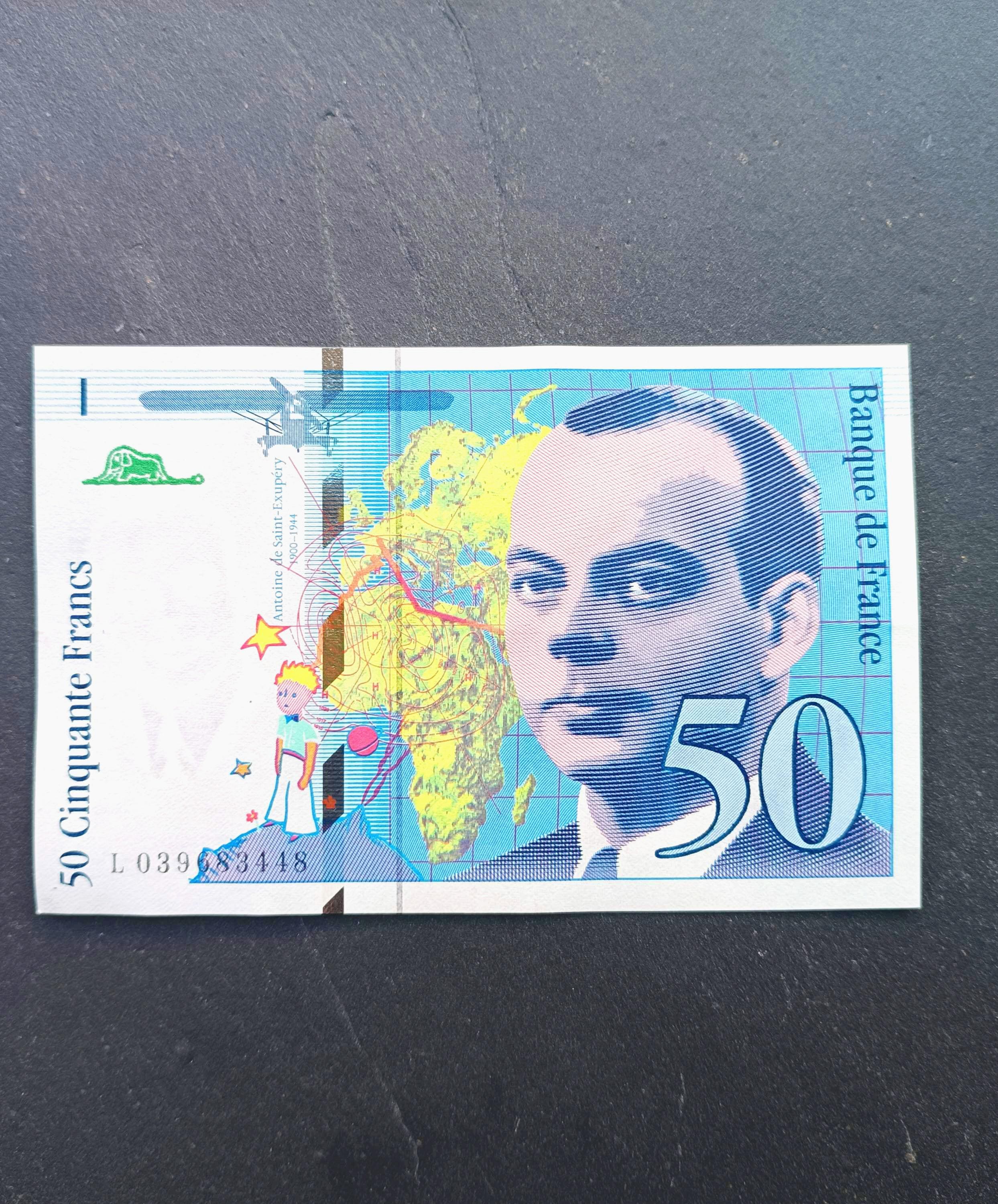 France- 50 Francs Saint-exupéry- Type 1997- Billet Banque De