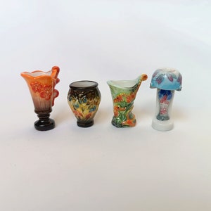 Vases d&#39;exception- Fèves des gâteaux de Rois- Peint à la main- Haute qualité- Version mate- Miniatures de collection- Fabophilie
