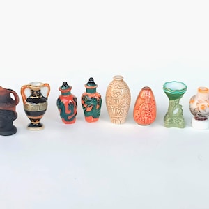 Vases d&#39;exception- Fèves des gâteaux de Rois- Peint à la main- Haute qualité- Version mate- Miniatures de collection- Fabophilie