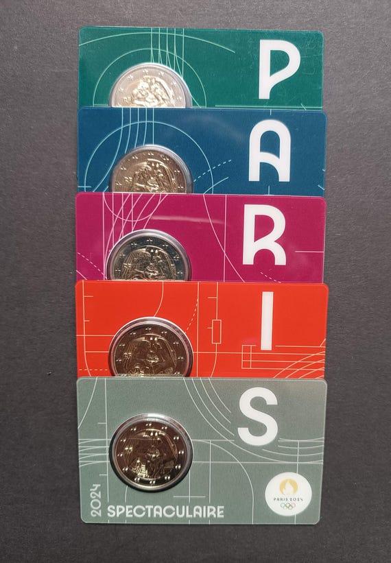 2 Euro- Spectaculaire- JO Paris- BU 2024 Hercule- Non Circulé