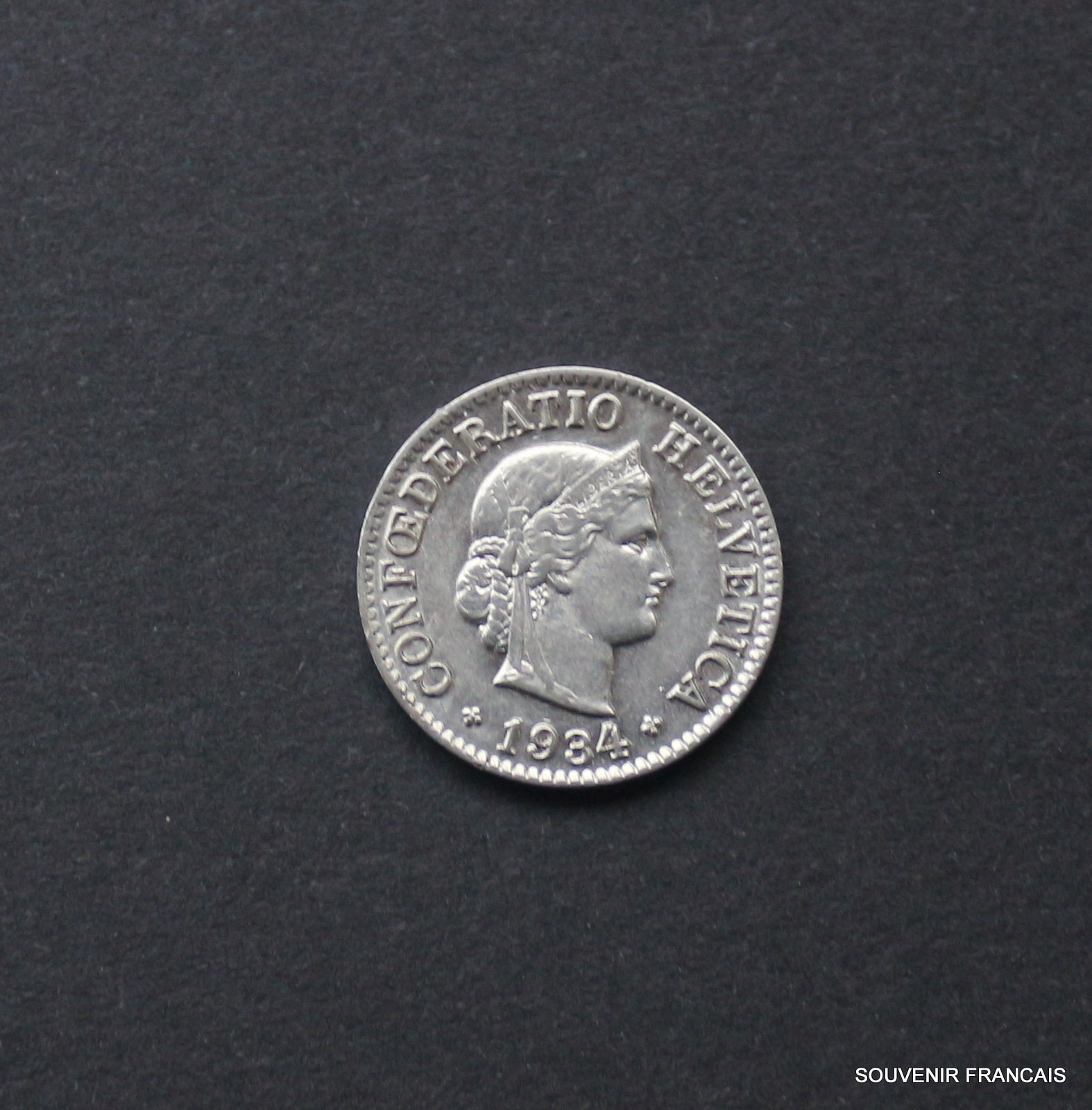 スイスコイン - 5ラッペン - 1934年 - 貨幣学 - コレクション