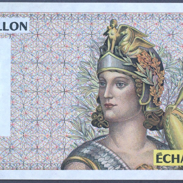 Echantillon 100 F- France 100 Francs DELACROIX- Type Athéna- XX siècle- Collection- Bonistique