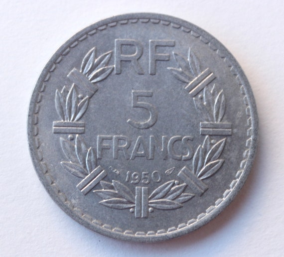 The Old French Currency - 5F- 5 Franc 1946/1947/1948/1949/1950