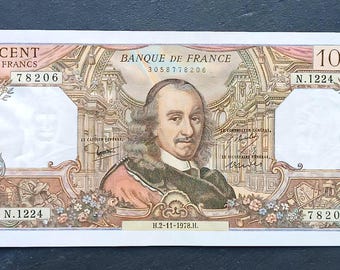 Billet De 100 Francs Eugène Delacroix - 1978, France