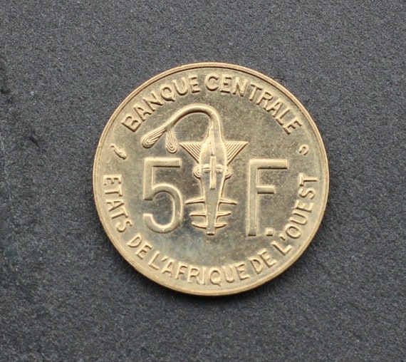 Old Currency- 5F- 5 Franc 2001, West Africa- Coin- Splendid