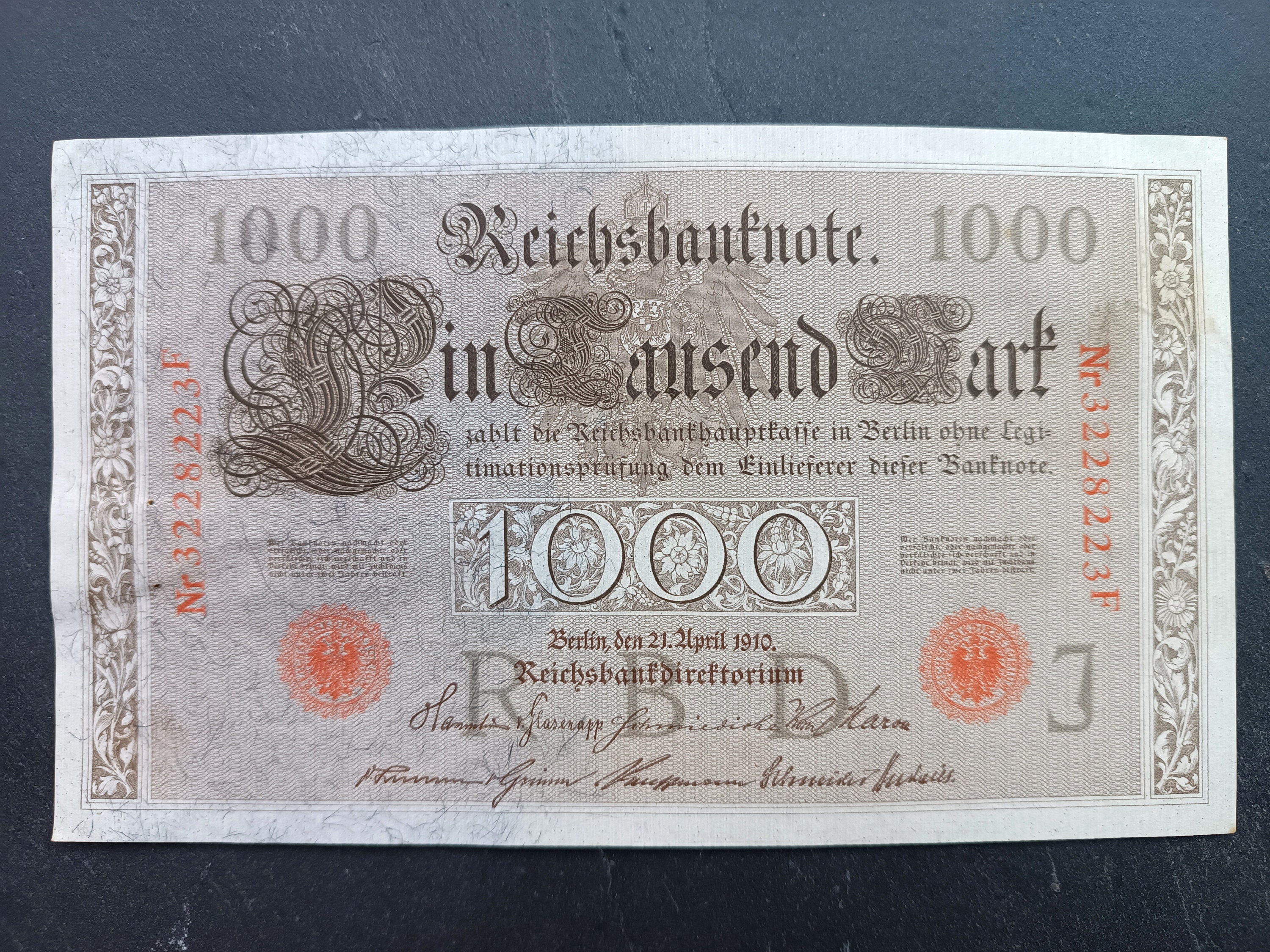 1000 mark 1910 - Etsy 日本