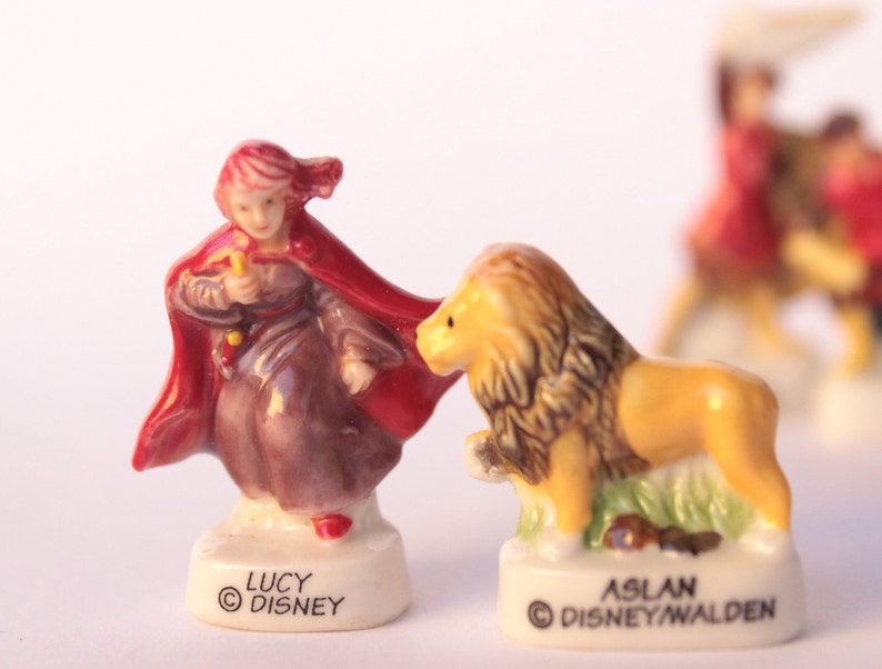 Narnia Disney-Bean Fève Minifigurines 12 figurines Hand painted Porcelain/ ceramic figurines Collection Fabophilie image 2