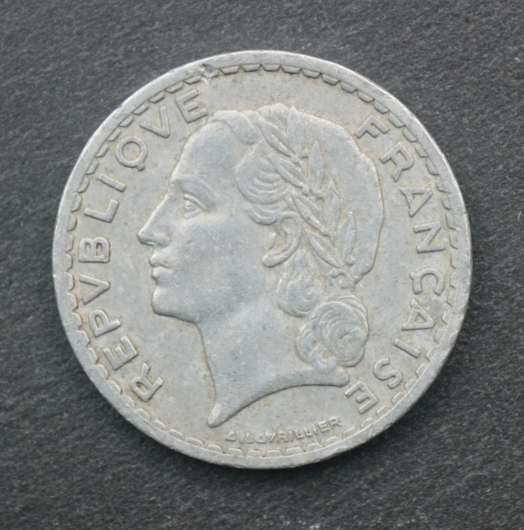 The Old French Currency - 5F- 5 Franc 1946/1947/1948/1949/1950